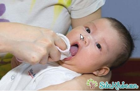 vệ sinh răng miệng cho bé