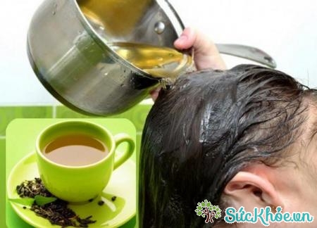 Dùng mặt nạ dưỡng tóc từ trà xanh và bia tươi để có mái tóc chắc khỏe