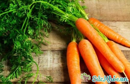 Cà rốt là loại thực phẩm tốt cho người viêm xoang