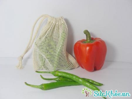 Các bạn nên sử dụng túi lưới để bảo quản trái cây tươi trong tủ lạnh