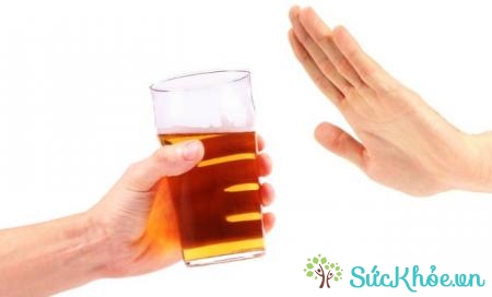 Không uống rượu bia nếu muốn chữa rối loạn tiêu hóa
