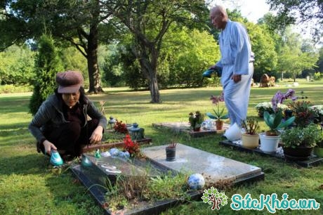 Lễ tảo mộ là nét đẹp trong văn hóa tâm linh người Việt