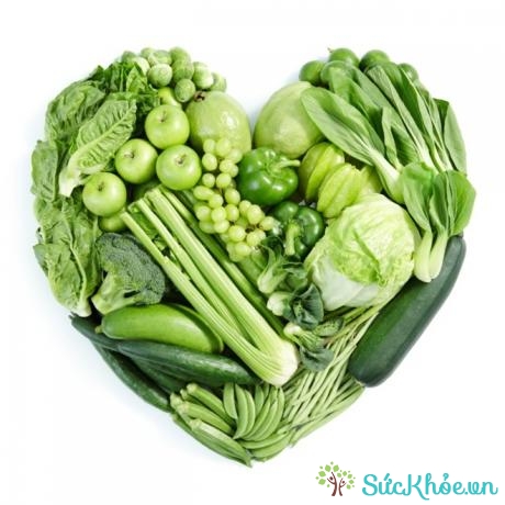Tác dụng của rau xanh còn bảo vệ một trái tim khỏe mạnh