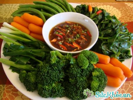 Các món ăn từ rau xanh còn có tác dụng phòng bệnh tiểu đường hiệu quả