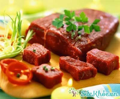 Thịt đỏ chứa nhiều thành phần dinh dưỡng đặc biệt B12