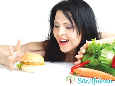 Khẩu phần dinh dưỡng thiếu rau xanh cũng dẫn đến thừa cân