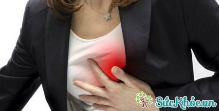 Đau ngực là triệu chứng thiếu máu cơ tim dễ nhận biết nhất