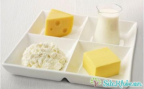 Sữa và các chế phẩm từ sữa là thực phẩm tốt cho bệnh loãng xương