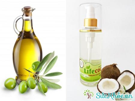 Kết hợp dầu oliu với dầu dừa để mang lại hiệu quả cao