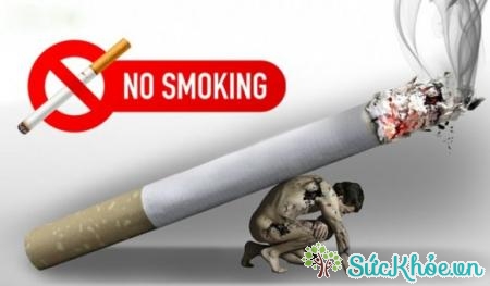 Không hút thuốc để tránh bệnh nặng thêm