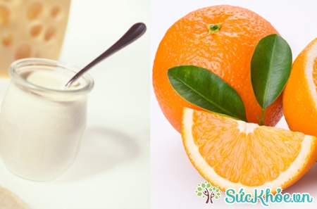 Sữa và cam là 2 thực phẩm kết hợp gây tiêu chảy