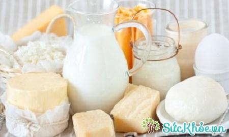  Những thực phẩm từ sữa thì người bệnh nên tránh