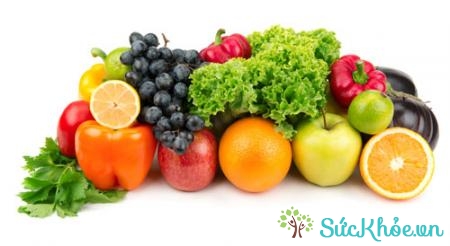Các loại rau quả cũng là dinh dưỡng mà người bệnh nên bổ sung