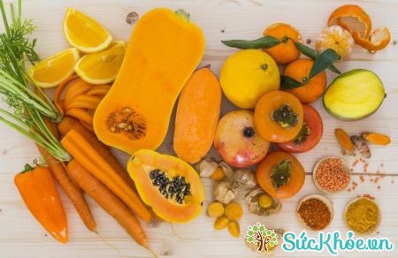 Thực phẩm chứa nhiều caroten tốt cho người cận thị