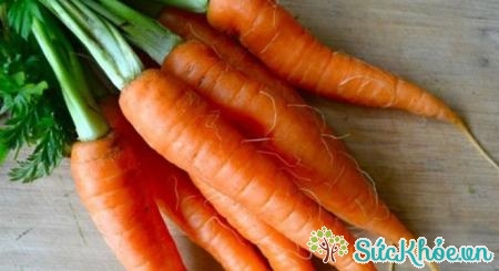 Cà rốt là loại thực phẩm tốt cho gan đứng đầu danh sách 