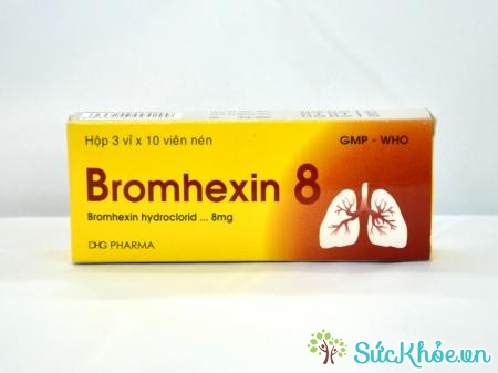 Thuốc Bromhexine 8 thuộc nhóm thuốc hệ hô hấp