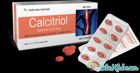 Calcitriol điều trị loãng xương sau mãn kinh, loạn dưỡng xương do thận ở bệnh nhân suy thận mãn