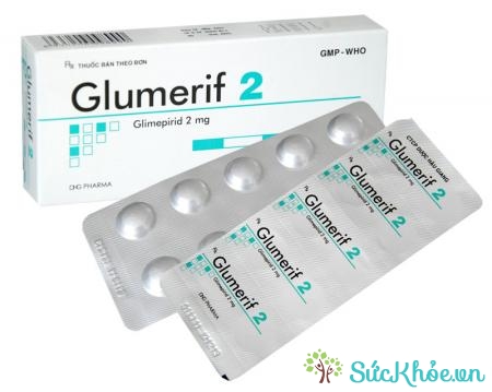 Glumerif là thuốc làm giảm đường huyết thế hệ mới với thành phần hoạt chất glimepirid, thuộc nhóm sulfonylurea