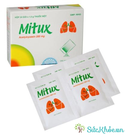 Thuốc Mitux hỗ trợ điều trị các bệnh đường hô hấp như viêm phế quản