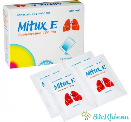 Mitux E cũng là một thuốc giúp điều trị bệnh đường hô hấp