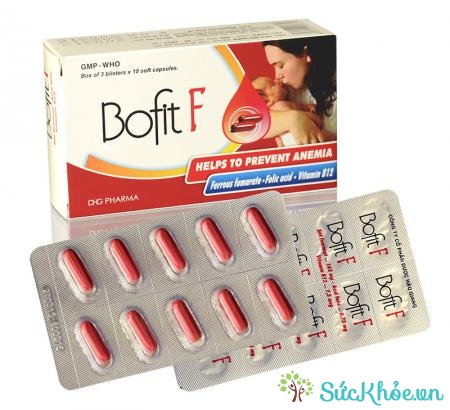 Bofit F thuốc phòng ngừa thiếu máu do thiếu sắt ở phụ nữ