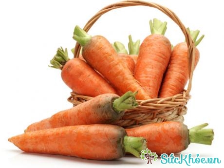 Cà rốt là thực phẩm giàu chất xơ giảm cân hiệu quả