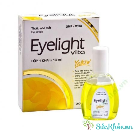 Eyelight Vita Yellow cung cấp nhu cầu dinh dưỡng cần thiết hàng ngày cho đôi mắt