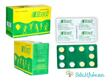 Slocol có tác dụng điều trị cảm, sốt, nhức đầu, sổ mũi, nghẹt mũi, viêm mũi dị ứng hiệu quả