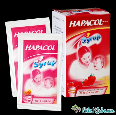 Hapacol Syrup giúp hạ sốt, giảm đau cho trẻ hiệu quả