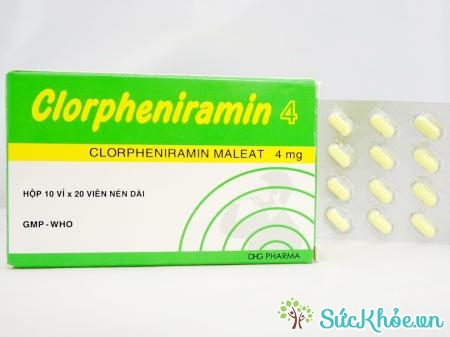 Clorpheniramin 4 điều trị viêm mũi dị ứng, chảy nước mũi, nghẹt mũi, sổ mũi hiệu quả