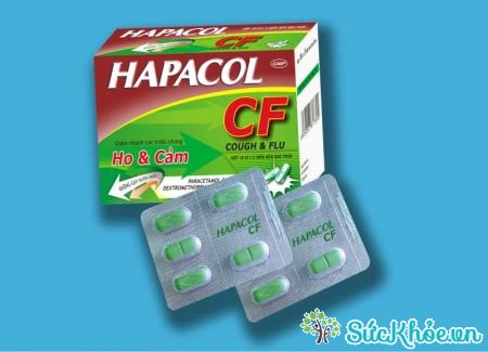Hapacol CF điều trị các triệu chứng cảm cúm hiệu quả