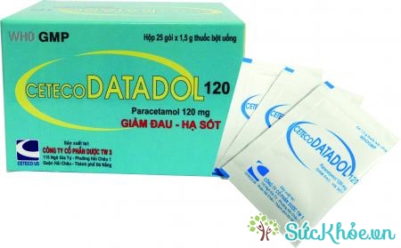 CETECO DATADOL là thsuốc bột uống có tác dụng điều trị các chứng đau hoặc sốt hiệu quả