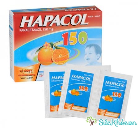 Hapacol 150 là thuốc có tác dụng hạ sốt giảm đau cho trẻ hiệu quả