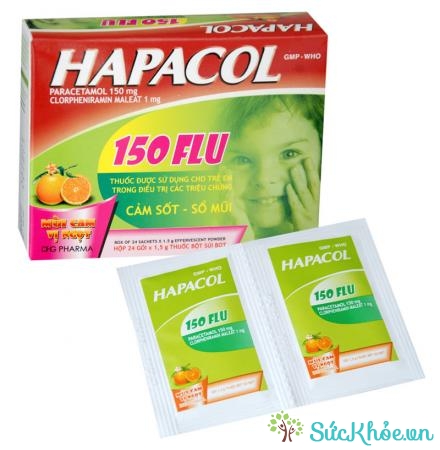 Hapacol 150 Flu là thuốc giảm đau, hạ nhiệt hiệu quả