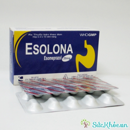 Esolona có tác dụng điều trị bệnh trào ngược dạ dày thực quản nặng, loét dạ dày tá tràng...hiệu quả