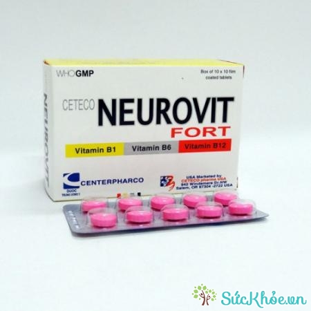 Ceteco neurovit fort có tác dụng điều trị các trường hợp thiếu Vitamin B1