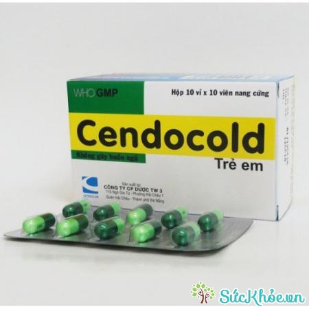 Cendocola - child điều trị cảm sốt, ngạt mũi, sổ mũi, chảy nước mũi, viêm màng nhày xuất tiết... hiệu quả
