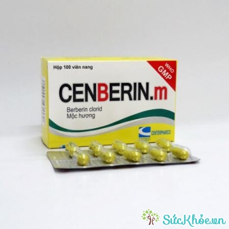 Cenberin.m có tác dụng trị tiêu chảy, nôn mửa, viêm đại tràng cấp...hiệu quả
