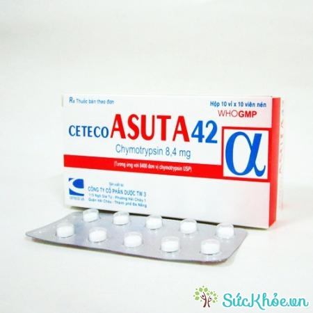 Ceteco Asuta 42 với tác dụng chống phù nề hiệu quả