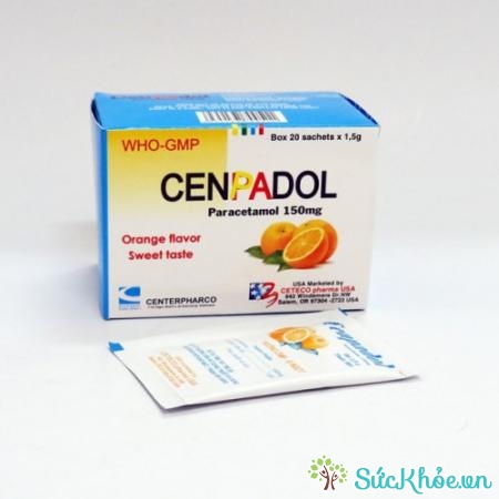 Cenpadol 150 có tác dụng điều trị các chứng đau và/hoặc sốt từ nhẹ đến vừa 