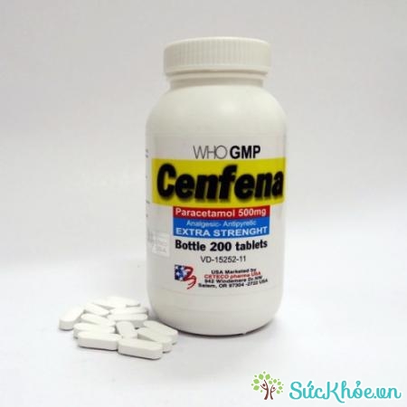 Cenfena có tác dụng điều trị các chứng đau và/ hoặc sốt từ nhẹ hiệu quả
