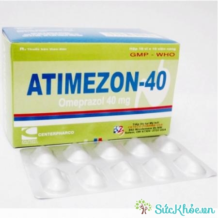 Antimezon - 40 có tác dụng điều trị loét dạ dày, tá tràng tiến triển... hiệu quả