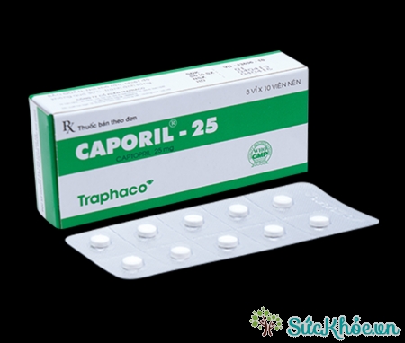 Caporil - 25 có tác dụng điều trị tăng huyết áp