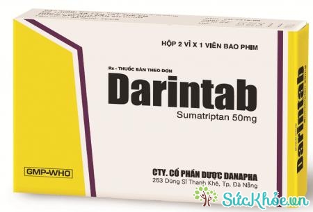 Darintab là thuốc được dùng để điều trị cơn cấp của bệnh đau nửa đầu