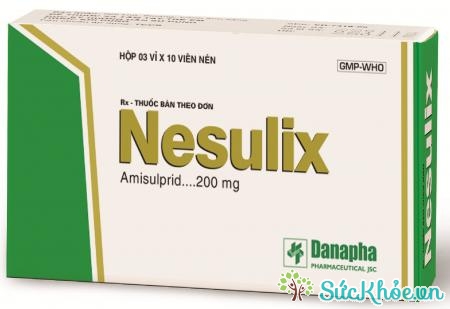 Nesulix là thuốc điều trị các rối loạn cấp tính, mạn tính của bệnh tâm thần phân liệt