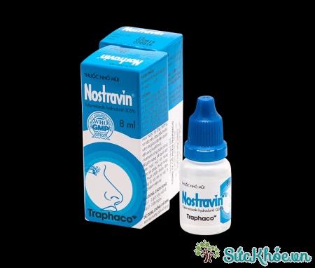 Nostravin nhỏ mũi có tác dụng giảm xung huyết niêm mạc mũi