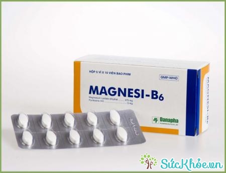 Magnesi - B6 điều trị các trường hợp thiếu Magnesi, tạng co giật