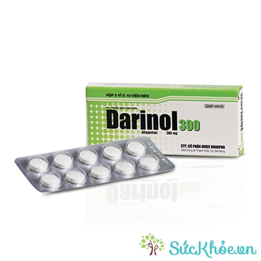 Darinol 300 được chỉ định điều trị bệnh Gút mãn tính