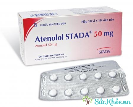 Atenolol Stada 50mg là thuốc điều trị tăng huyết áp, đau thắt ngực