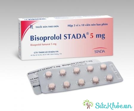 Thuốc Bisoprolol Stada 5mg kiểm soát tăng huyết áp